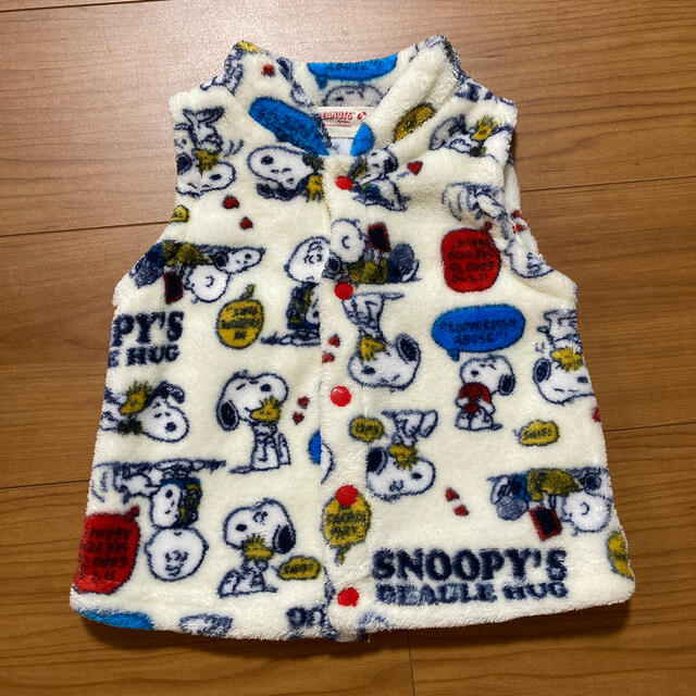 SNOOPY(スヌーピー)のベスト　スヌーピー キッズ/ベビー/マタニティのベビー服(~85cm)(パジャマ)の商品写真