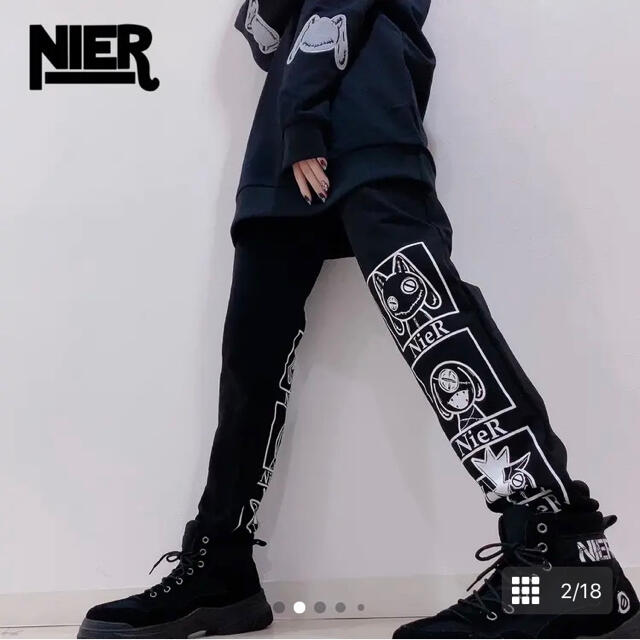 STRETCH  SWEAT PANTS 【character】　NieR 1