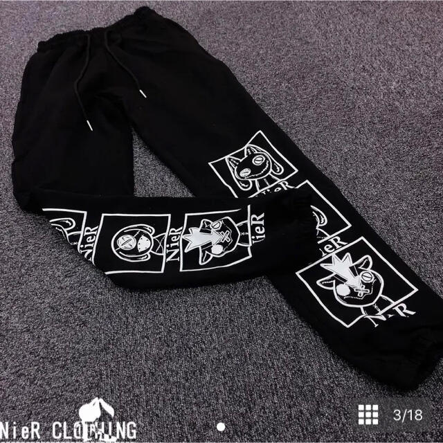 STRETCH  SWEAT PANTS 【character】　NieR 2