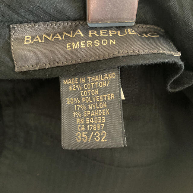 Banana Republic(バナナリパブリック)のバナナリパブリック スラックス ネイビー メンズのパンツ(スラックス)の商品写真