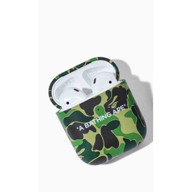 ケース　AIRPODS 1-2 Bape ABC CAMO GREEN CASE 1