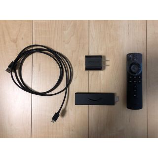 Fire TV Stick 4K Alexa対応音声認識リモコン付属 ほぼ新品(映像用ケーブル)