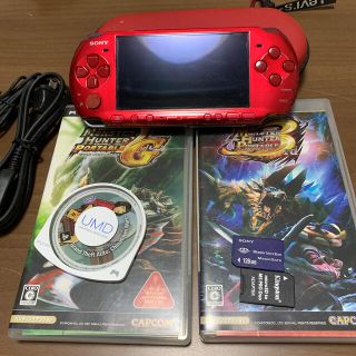 ソニー(SONY)のPSP3000 レッド(携帯用ゲーム機本体)