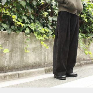 ワンエルディーケーセレクト(1LDK SELECT)のstudio nicholson 17aw ブリッジパンツ　コーデュロイ(スラックス)