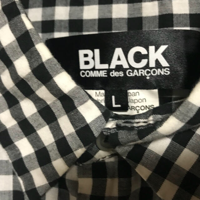 BLACK COMME des GARCONS(ブラックコムデギャルソン)のブラック コムデギャルソン シャツLサイズ メンズのトップス(シャツ)の商品写真