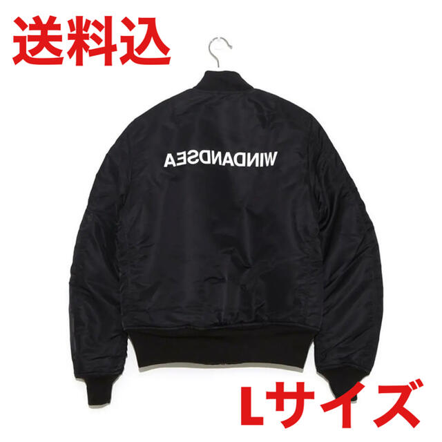 WIND AND SEA REVERSIBLE MA-1 Black L 上品な aulicum.com-日本全国へ ...