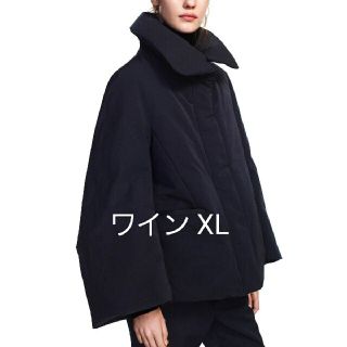 ユニクロ(UNIQLO)の新品【+J】ユニクロ　ジルサンダー　ハイブリッドダウンジャケット　ワイン　XL(ダウンジャケット)