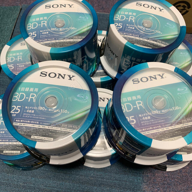 在庫限り！新品未開封 SONY BD-R 50枚×10セット25GB