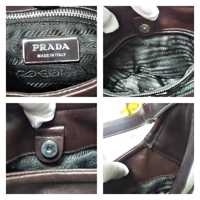 【限定セール】♥超美品　PRADA　プラダ　革　レザー　希少　デザイン　可愛い 1