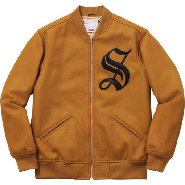 Supreme【値下げ】Supreme Old English Zip Varsity JK