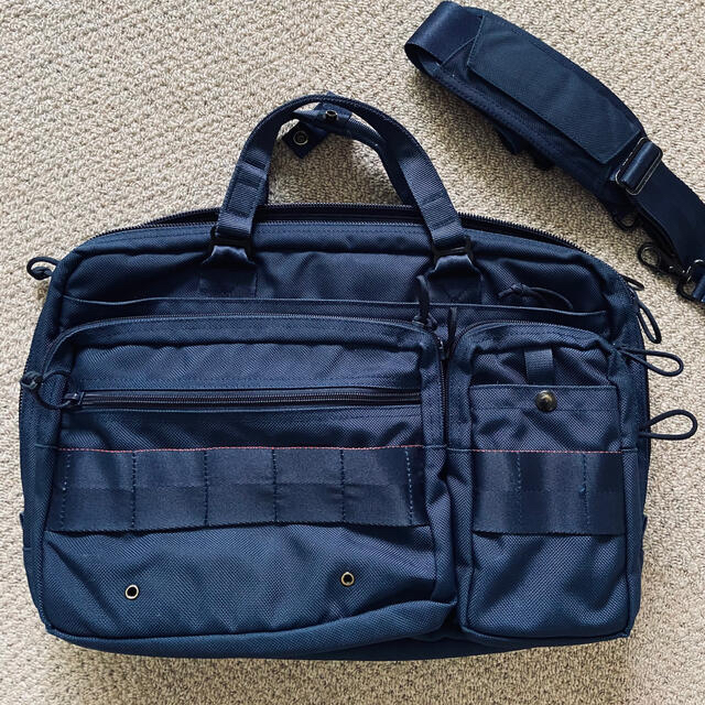 BEAMS 別注 ブリーフィング B4ライナー エアフォースブルー ビジネス