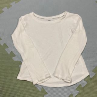 オールドネイビー(Old Navy)のOLD NAVY ワッフルロンT ホワイト(Tシャツ/カットソー)