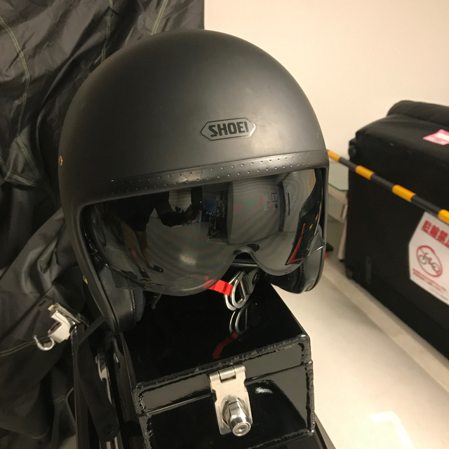 専用 SHOEI ジェットヘルメット サイズL ヘルメット/シールド