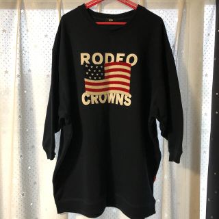 ロデオクラウンズワイドボウル(RODEO CROWNS WIDE BOWL)のタイムセール中★ロデオクラウンズ★サガラフラッグワンピース(ミニワンピース)