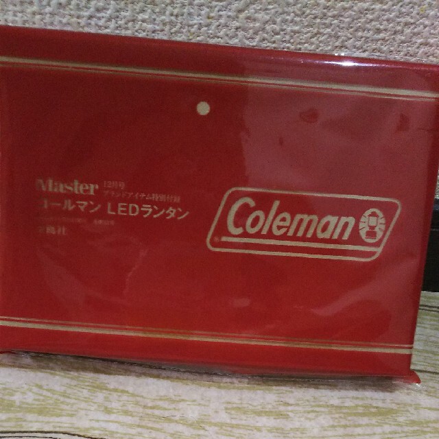 Coleman(コールマン)のモノマスター12月号付録  コールマン 万能ランタン 値下げしました。 エンタメ/ホビーの雑誌(その他)の商品写真