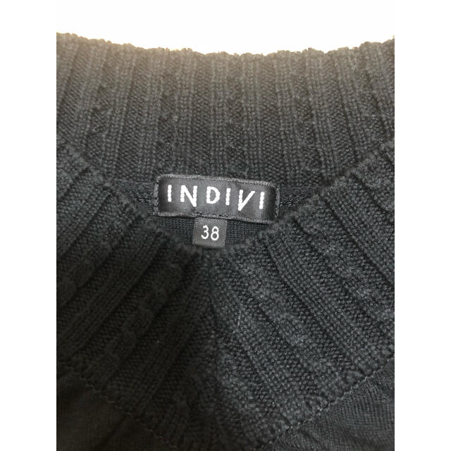 INDIVI(インディヴィ)のINDIVI 綺麗めの薄手ニット　送料込み　 レディースのトップス(ニット/セーター)の商品写真