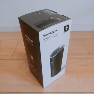 シャープ(SHARP)のSHARP IG-HC15-B ブラック USBカーアダプター付属 新品未開封(空気清浄器)