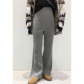 アパルトモンドゥーズィエムクラス(L'Appartement DEUXIEME CLASSE)の新品タグ付き　L'Appartement KNIT PANTS 34(その他)