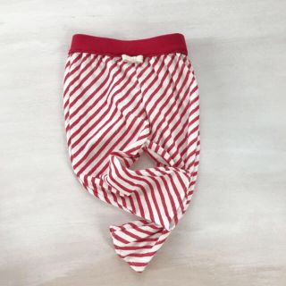 【90】しましまクレヨン　サルエルパンツ　ハンドメイド　ズボン(外出用品)