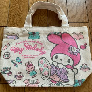 マイメロディ(マイメロディ)の新品マイメロディミニトートバッグランチBag☆サンリオマイメロランチバッグ(キャラクターグッズ)