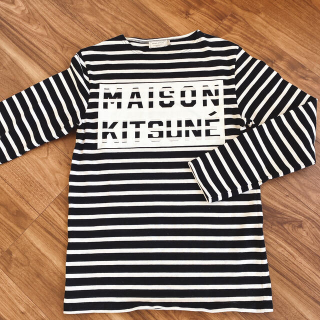 MAISON KITSUNE'(メゾンキツネ)のMAISON KITSUNE🦊　ボーダーカットソー メンズのトップス(Tシャツ/カットソー(七分/長袖))の商品写真