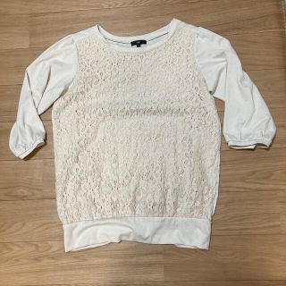 ディーエイチシー(DHC)のレースカットソー(カットソー(長袖/七分))