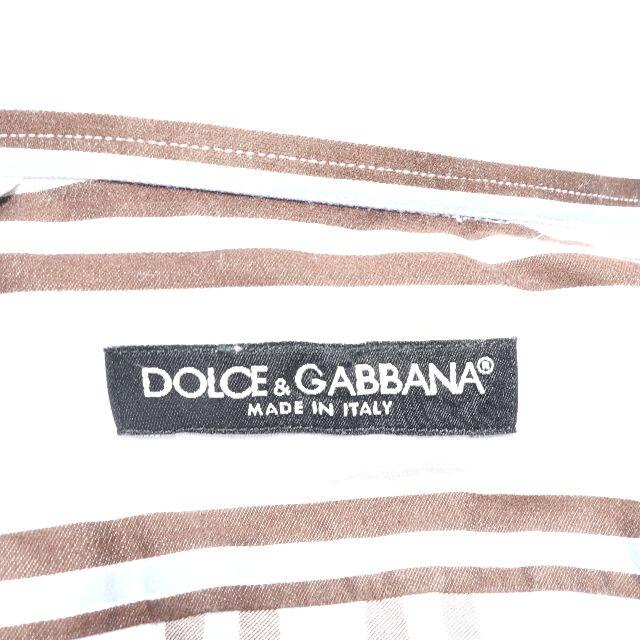 DOLCE&GABBANA(ドルチェアンドガッバーナ)のドルチェ&ガッバーナ(DOLCE&GABBANA) ストライプシャツ メンズのトップス(シャツ)の商品写真