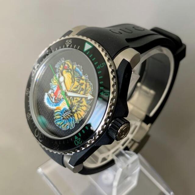 Gucci 定価14万 新品 グッチ Gucci Dive ダイブ タイガー メンズ腕時計の通販 By 時計屋 厚切りミッキー グッチならラクマ