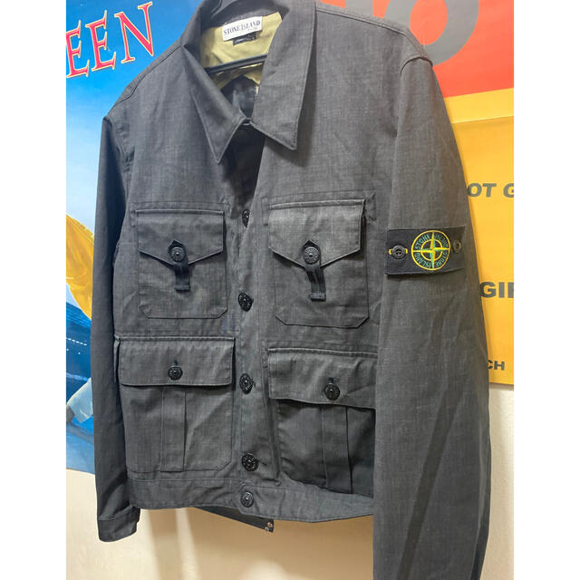 ミリタリージャケットstone island military utility jacket