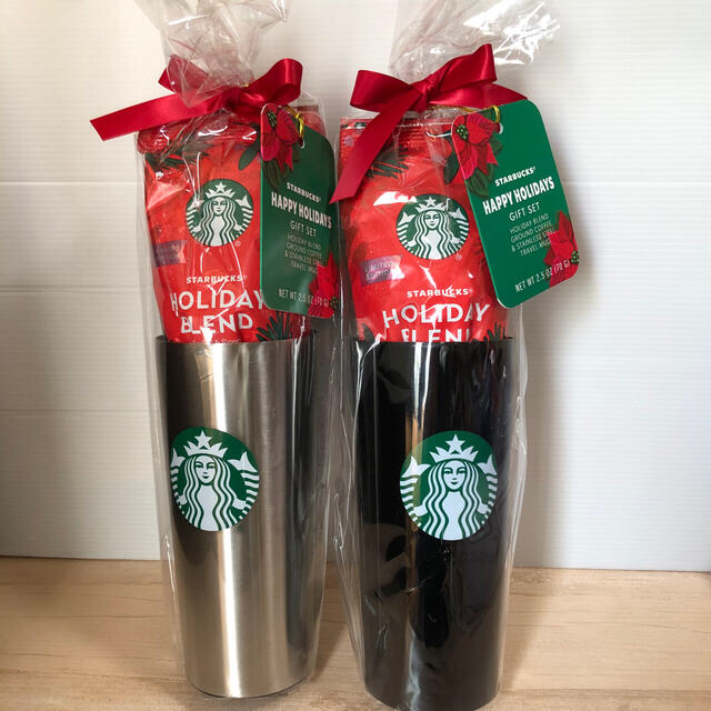 Starbucks Coffee(スターバックスコーヒー)のスタバ　ステンレスマグ　タンブラー　コーヒー粉 インテリア/住まい/日用品のキッチン/食器(タンブラー)の商品写真