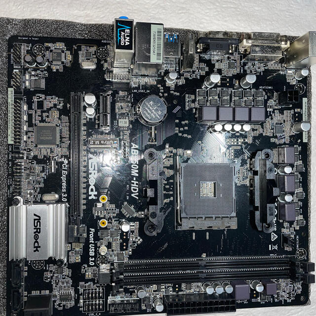 カツン様専用　ASRock AB350M-HDV スマホ/家電/カメラのPC/タブレット(PCパーツ)の商品写真