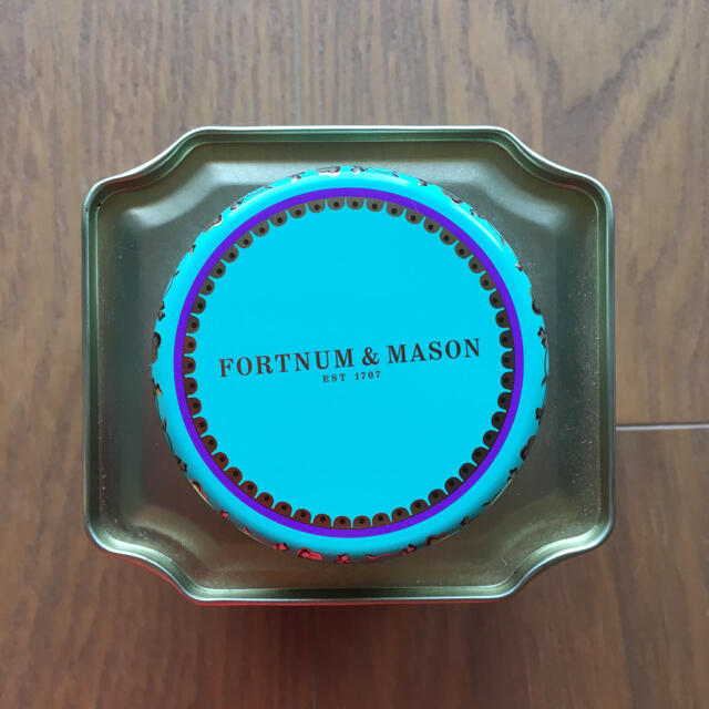 【FORTNUM & MASON】　空き缶 インテリア/住まい/日用品のキッチン/食器(容器)の商品写真