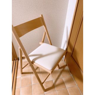 ムジルシリョウヒン(MUJI (無印良品))の無印良品折りたたみチェア　椅子(折り畳みイス)