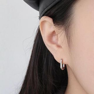 トゥデイフル(TODAYFUL)のシルバー925 フープピアス(ピアス)