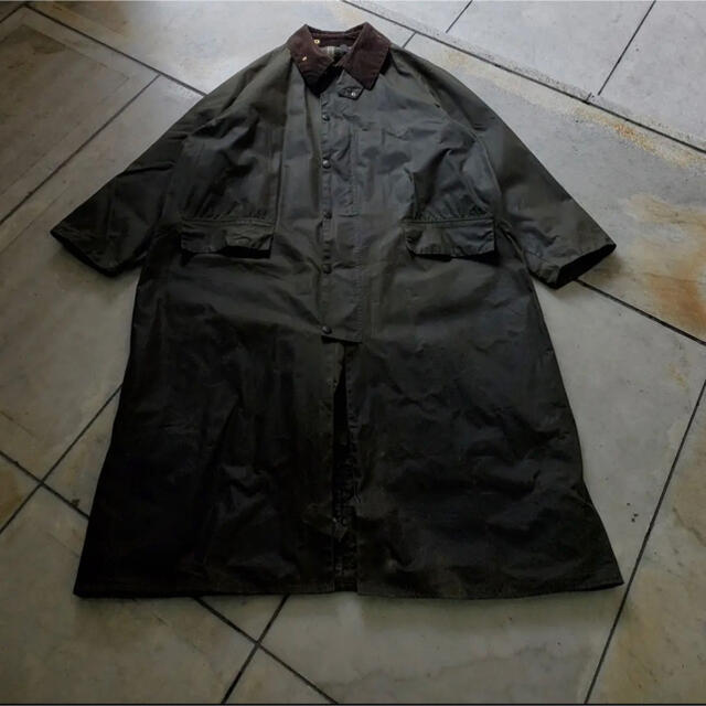 Barbour(バーブァー)のbarbour burghley 46 1992年製 メンズのジャケット/アウター(ステンカラーコート)の商品写真