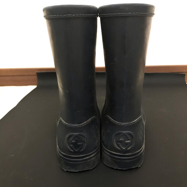 Gucci - GUCCI レインブーツ 16.5〜17cm ネイビーの通販 by ELLE's