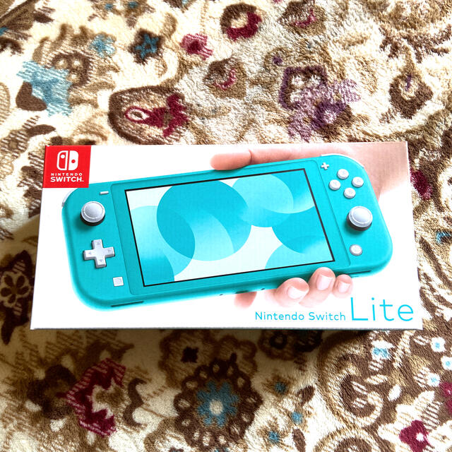 Nintendo Switch(ニンテンドースイッチ)のSwitch lite ターコイズ　新品未開封　Nintendo 任天堂 エンタメ/ホビーのゲームソフト/ゲーム機本体(携帯用ゲーム機本体)の商品写真