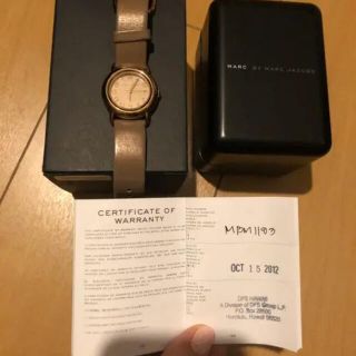 マークバイマークジェイコブス(MARC BY MARC JACOBS)のマークジェイコブス 、時計(腕時計)