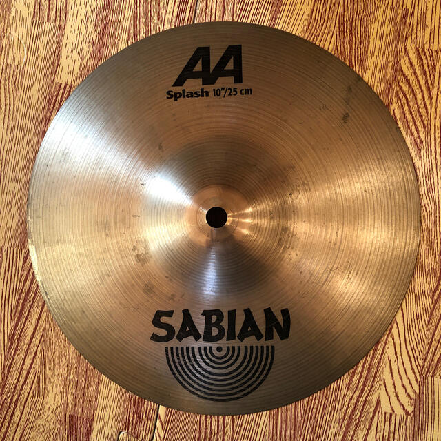 【値下げ】セイビアン　sabian AA スプラッシュ　10インチ 楽器のドラム(シンバル)の商品写真