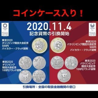 コインケース入り❗️パラリンピック記念コイン硬貨2020 第四次発行9枚セット(その他)