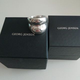 ジョージジェンセン(Georg Jensen)のジョージジェンセン　カーヴリング　シルバー　18号(リング(指輪))