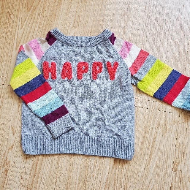 GAP(ギャップ)のGAP CRAZY STRIPE キッズ/ベビー/マタニティのキッズ服女の子用(90cm~)(ニット)の商品写真