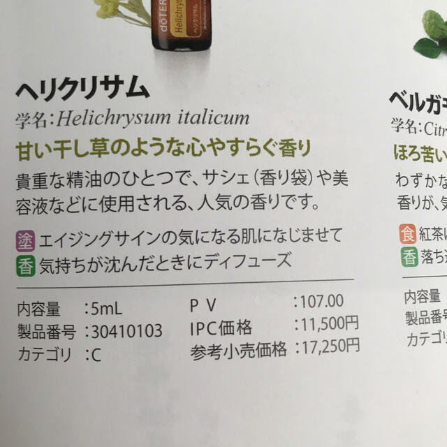 リラクゼーション★お値下げ★【新品未使用正規品】ドテラ ヘリクリサム 5ml