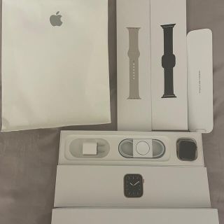 アップルウォッチ(Apple Watch)のApple Watch Series 5 40mm ゴールドステンレススチール(腕時計(デジタル))