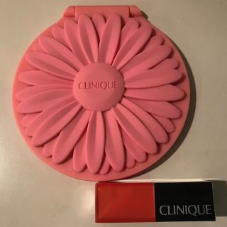 クリニーク(CLINIQUE)の折りたたみミラー＆リップ(卓上ミラー)