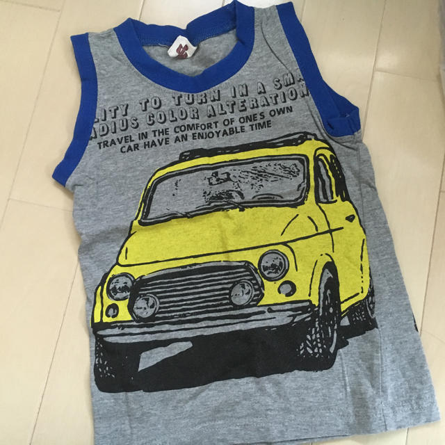 車柄タンクトップ キッズ/ベビー/マタニティのキッズ服男の子用(90cm~)(Tシャツ/カットソー)の商品写真