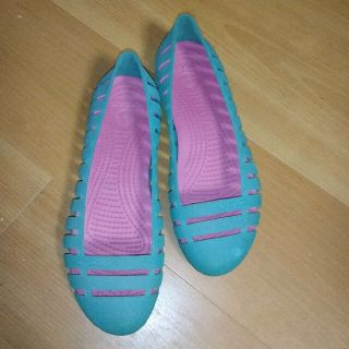 クロックス(crocs)のクロックス　フラットシューズ　6(バレエシューズ)