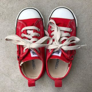 コンバース(CONVERSE)の17cm  コンバース　CONVERSE 赤　レッド(スニーカー)