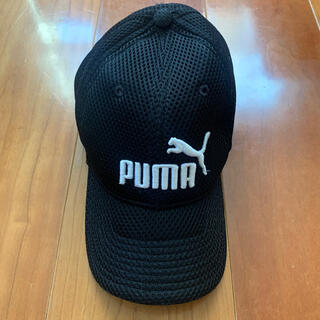 プーマ(PUMA)のキッズ　メッシュキャップ　puma ブラック(帽子)