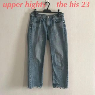 エストネーション(ESTNATION)の美品 upper hights the his 23 カットオフ(デニム/ジーンズ)